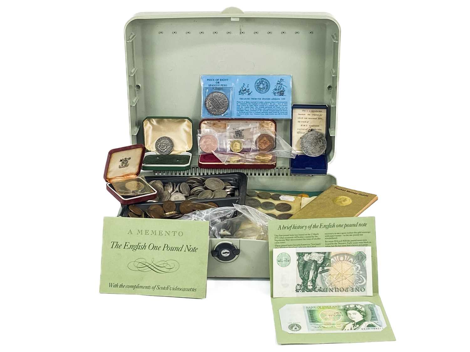 Lot 64 - British Decimal and Pre Decimal coinage etc.