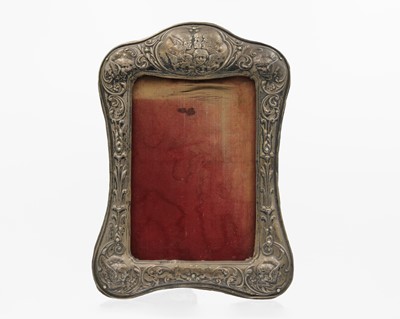 Lot 61 - A silver photo frame.