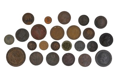 Lot 74 - GB / Ireland copper / bronze coinage / tokens