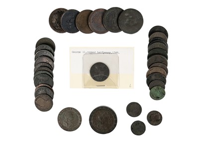 Lot 83 - GB 17th to 19th century copper coinage including 2d cartwheel penny