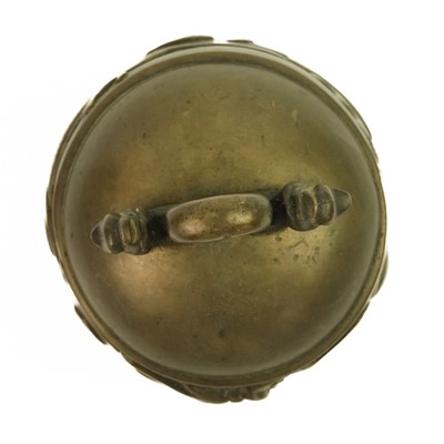 Lot 126 - A Chinese bronze temple bell, Qing Dynasty, 19th century.