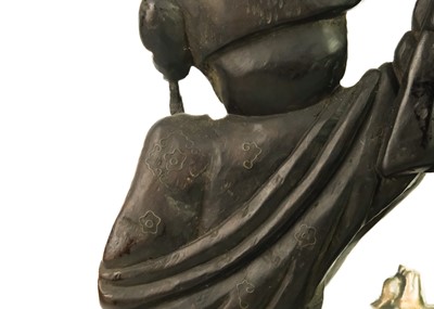 Lot 126 - A Chinese bronze temple bell, Qing Dynasty, 19th century.