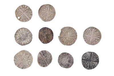 Lot 98 - Hammered silver 1ds Edward I etc x10