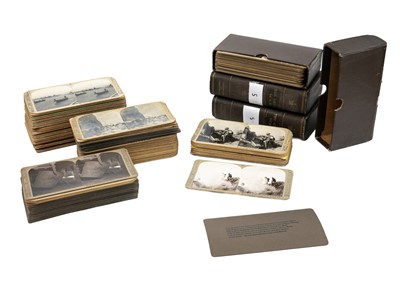 Lot 258 - A large collection of various stereoscopic viewing cards.