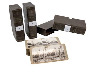 Lot 258 - A large collection of various stereoscopic viewing cards.