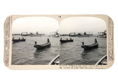 Lot 258 - A large collection of various stereoscopic viewing cards.