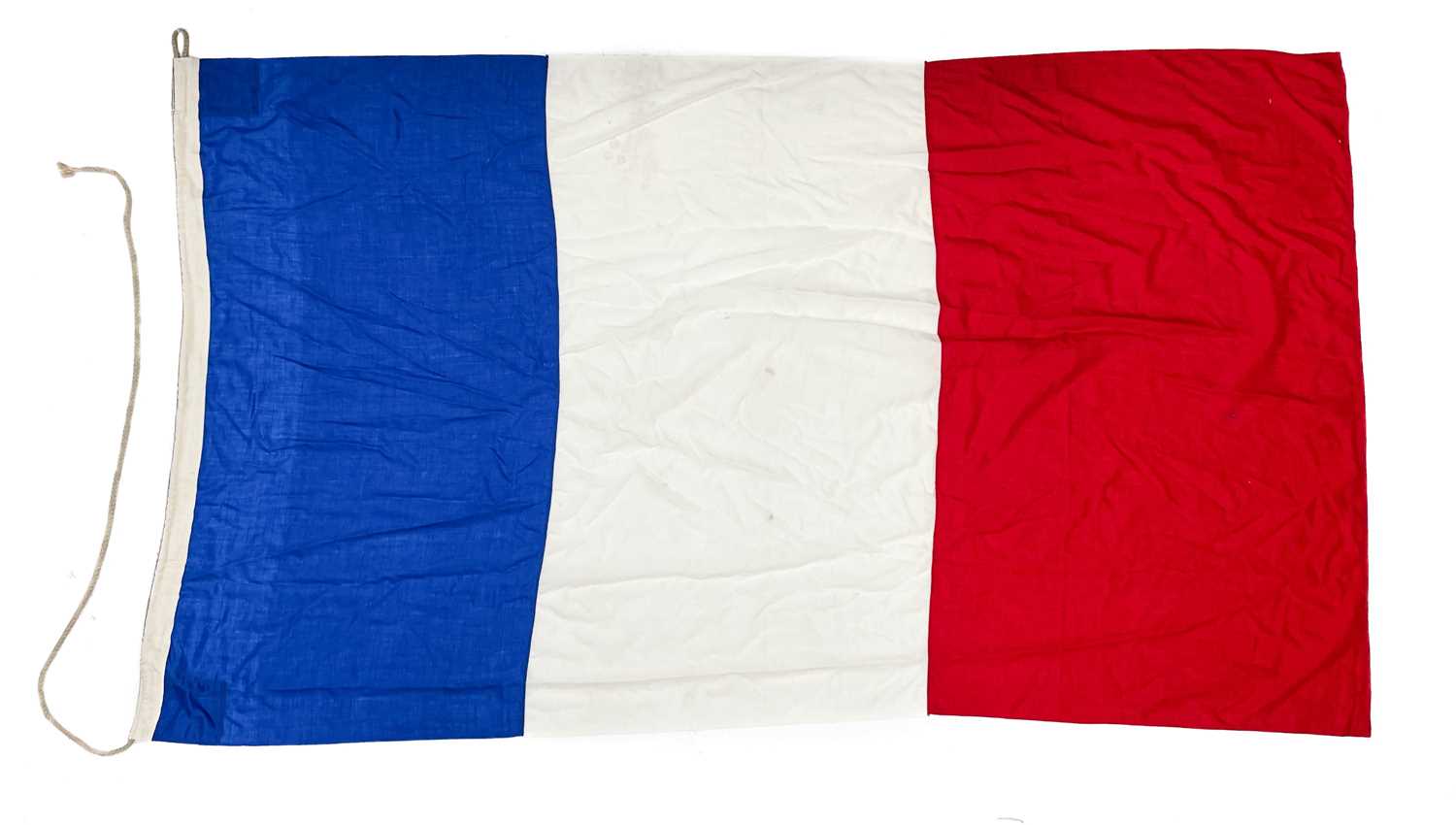 Lot 332 - A French national linen flag.