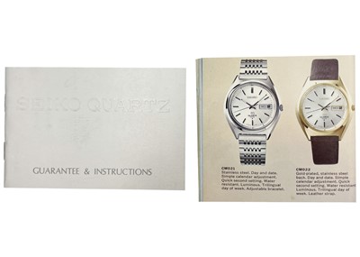 Lot 193 - A Seiko 4004 stainless steel quartz gentleman's wristwatch and a Rotary Automatic wristwatch.