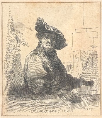 Lot 337 - After REMBRANDT VAN RIJN (1606-1669) Self...