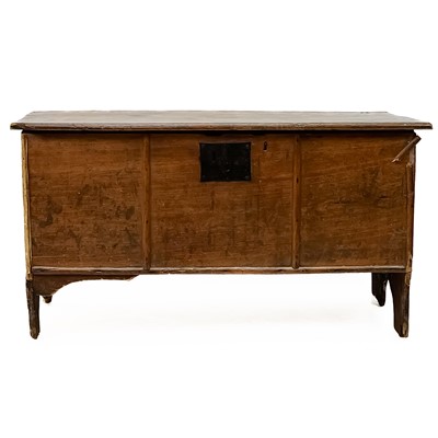 Lot 230 - A continental alder coffer.