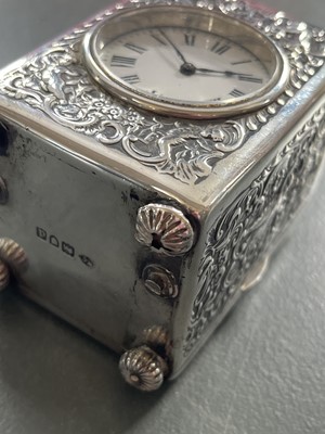 Lot A good Victorian silver timepiece by William Comyns & Sons.