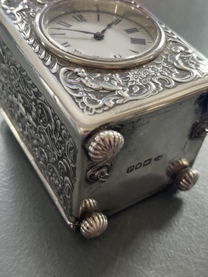 Lot A good Victorian silver timepiece by William Comyns & Sons.