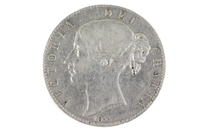 Lot 199A - 1844 Starstops on edge Queen Victoria young head silver crown.