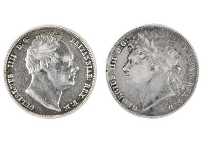 Lot 199B - George IV and William IV half-crowns 1823, 1834