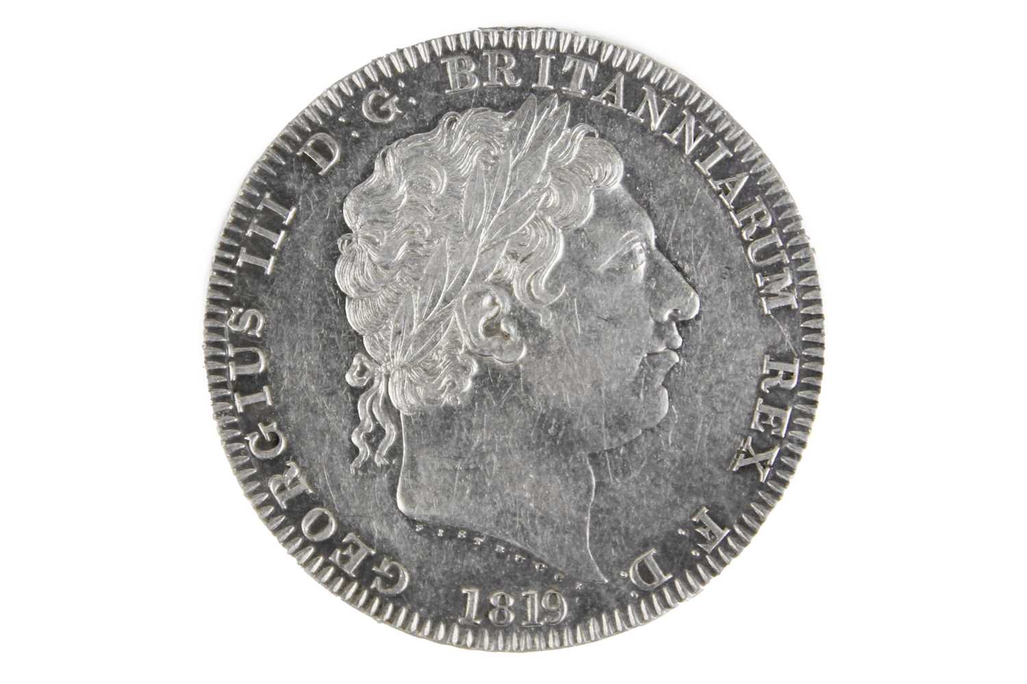 Lot 199 - George III crown 1819