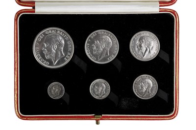 Lot 199P - Royal Mint 1927 cased proof coin set of 5 coins