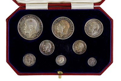 Lot 199Q - Royal Mint 1911 cased proof coin set including Maundy