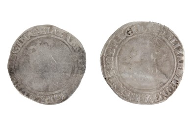 Lot 106 - Elizabeth I 1560-1 shilling x2