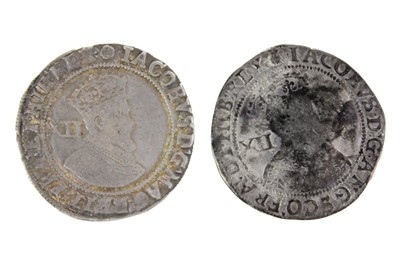 Lot 107 - James I shilling x2