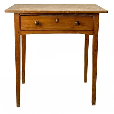 Lot 321 - A late Victorian pine side table.