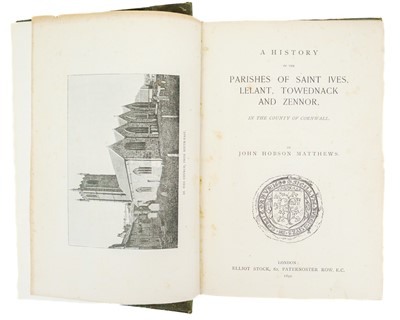 Lot 119 - MATTHEWS, John Hobson
