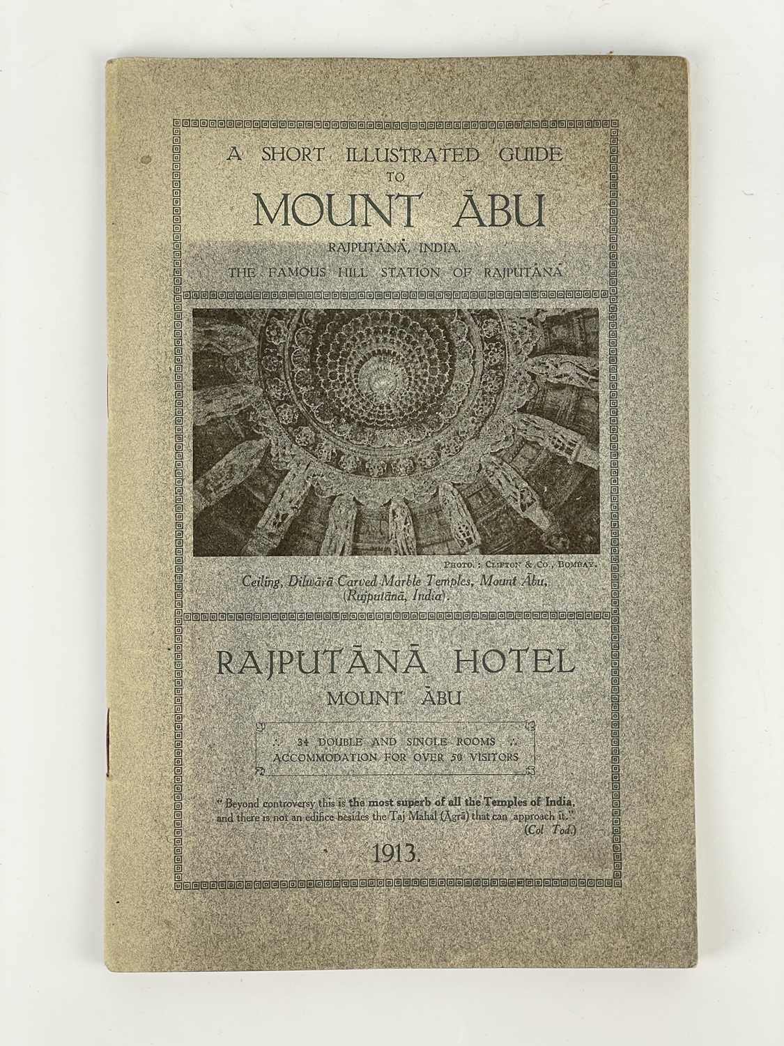 Lot 6 - A Short Illustrated Guide to Mount Abu