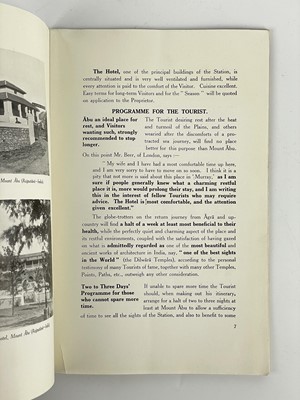 Lot 6 - A Short Illustrated Guide to Mount Abu (Rajputana, India) 1913.