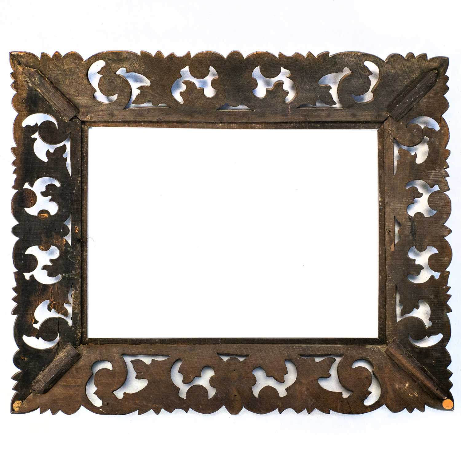 Lot 126 - A Continental carved oak frame.