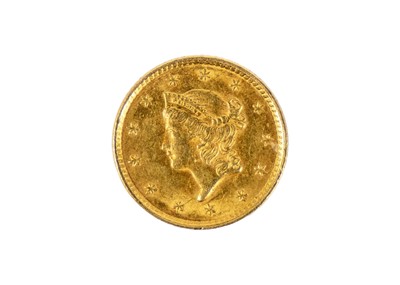 Lot 122 - USA Gold Dollar 1852 liberty head coin