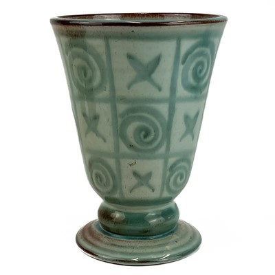 Lot 431 - A Lamorna studio pottery vase.