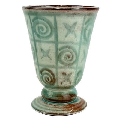 Lot 431 - A Lamorna studio pottery vase.