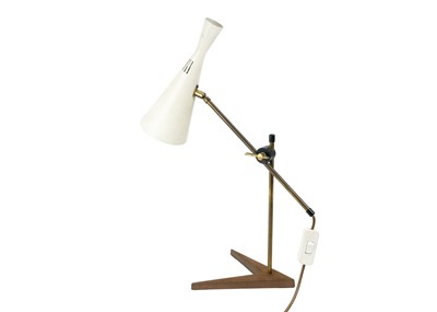 Lot 147 - A mid century adjustable table lamp by G A Scott for Maclamp.