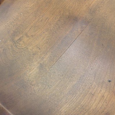 Lot 308 - An early 20th century walnut elbow chair.