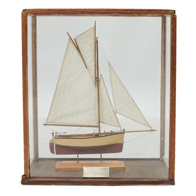 Lot 264 - A model of a Truro river oyster smack 'Six Brothers'.