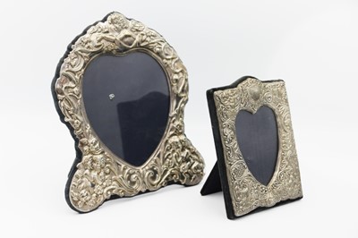 Lot 142 - Two silver photo frames.