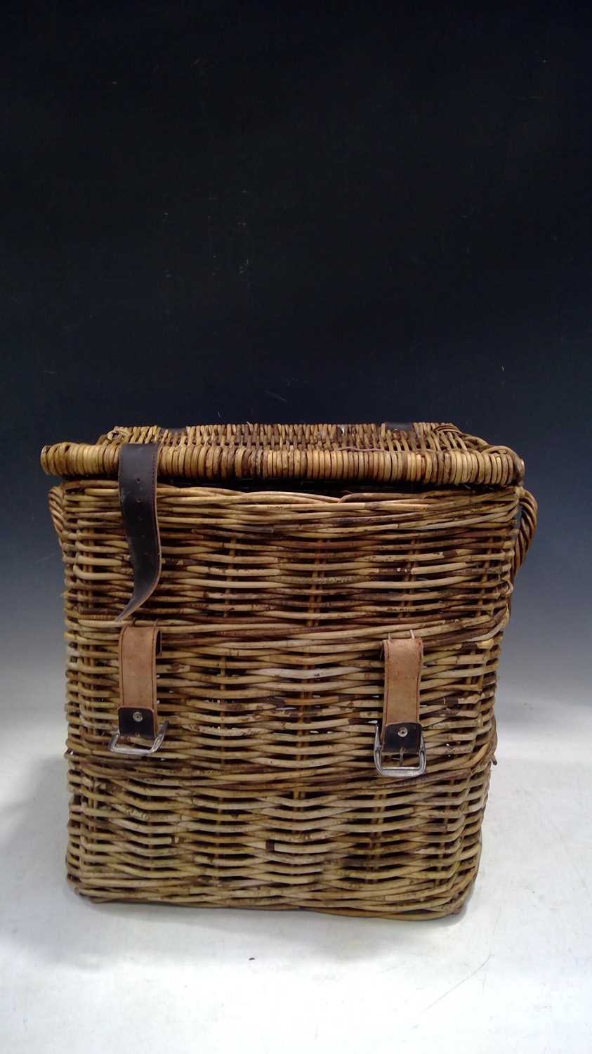 Lot 281 A Wicker, Fishing Basket. The Basket