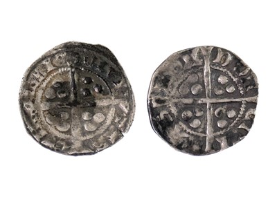 Lot 136 - Edward III silver penny (x2)