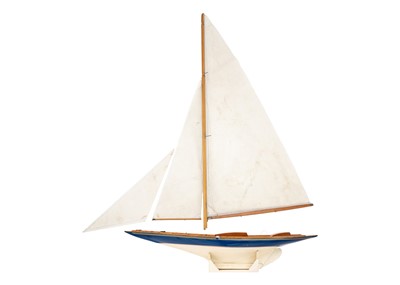 Lot 96 - A 6ft pond yacht made by Reg Phillips St Mary's Isles of Scilly.