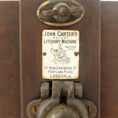 Lot 118 - A John Carter's Patent Literary Machine