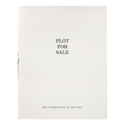 Lot 466 - Plot For Sale: The Cornish book of the dead.