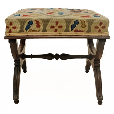 Lot 98 - A Regency rosewood stool.