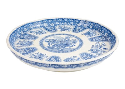 Lot 425 - A  Copeland blue and white pottery stand.