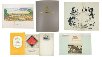 Lot 369 - 'Cunard' menus.