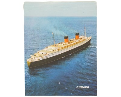 Lot 408 - 'Cunard' menus.