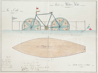 Lot 406 - 'Projet d'un Water Velo'