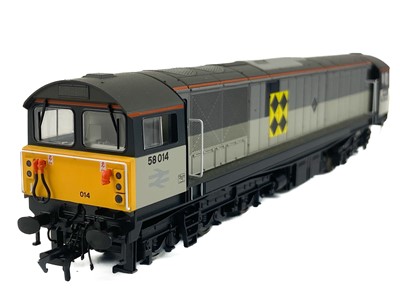 Lot 578 - BR Class 58 "Bone" Co-Co diesel boxed models by Heljan (x2)