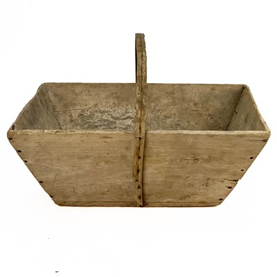 Lot 364 - A pine garden trug.