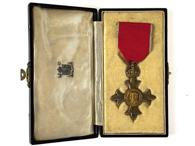 Lot 239 - OBE and certificate etc.