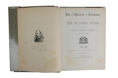 Lot 17 - 'The Western Antiquary; Or, Devon and Cornwall Note-Book,'