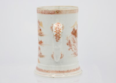 Lot 221 - Two Chinese porcelain tankards, 18th century.